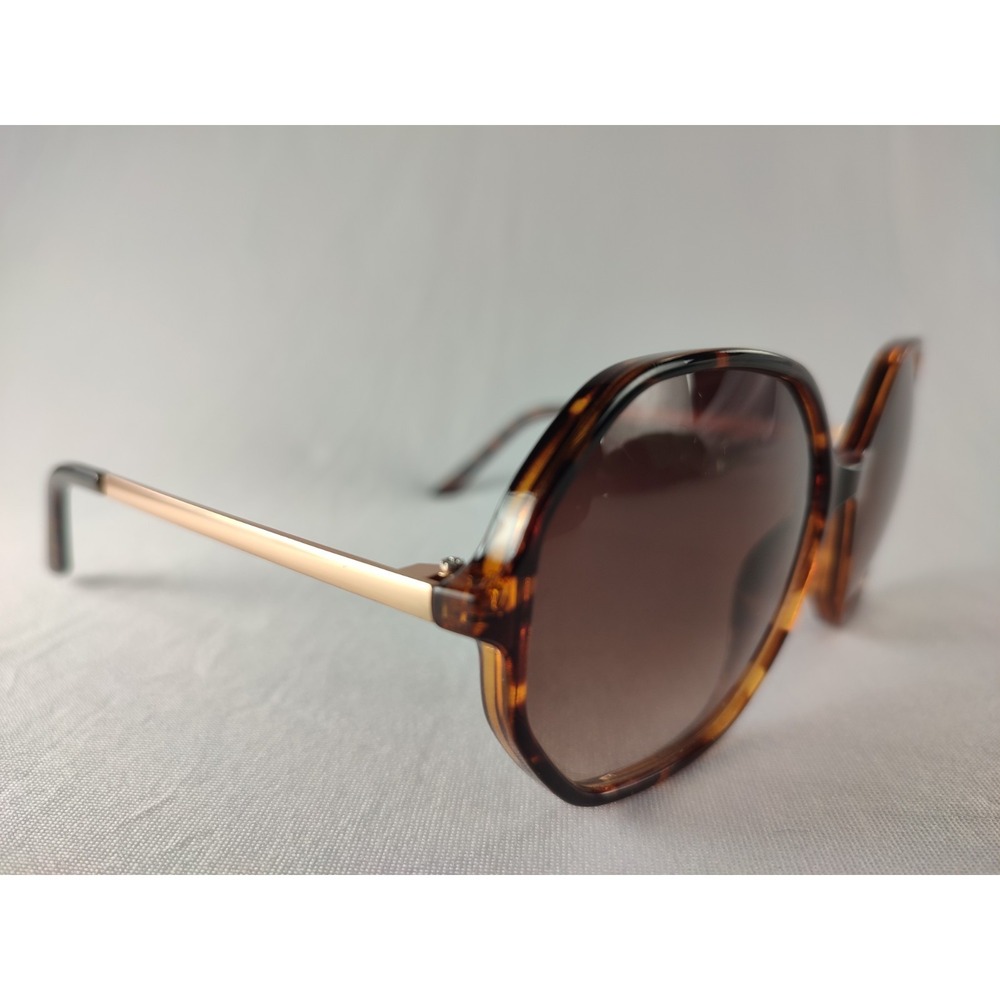 Isaac Mizrahi IM31242 Tortoise & Gold Women's Sunglasses Brown Gradient 58mm‎
